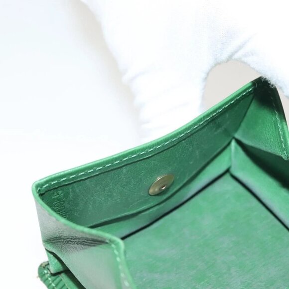 LOUIS VUITTON Epi Porte Monnaie Boite Coin Purse Green - Picture 11 of 15